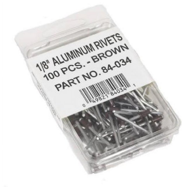 Amerimax Home Products 84034 100 Pack Brown Gutter Rivets - .13 in