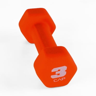 CAP, haltère en néoprène de 1,4 kg, orange, à l'unité