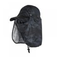thumbnail image 1 of Final Clear Out! Sun Caps Fishing Cap Flap Hats Sunshade UV Protection Caps Removable Neck&Face Flap Cover Caps Black, 1 of 6