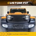 thumbnail image 2 of AMERICAN MODIFIED Grille Tomahawk avec Rallonge pour Jeep Wrangler/Gladiator 18-23, 2 of 8