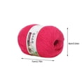 thumbnail image 3 of Yhmxh Wool Yarn - 1 Pack Assorted Colors Crocheting Yarn Knitting Yarn,Thick Yarn Fine Yarn for Crocheting & Knitting Kit for Colorful Craft Gift for Beginners and Adults, 3 of 8
