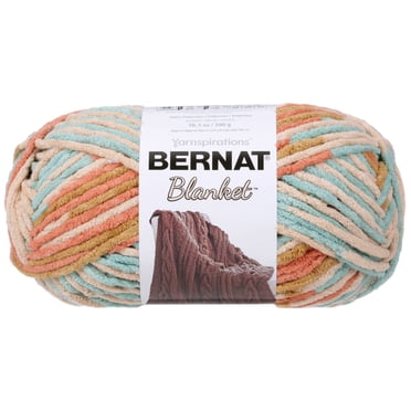 Bernat® Blanket™ #6 Super Bulky Polyester Yarn, Sailor's Delight 10.5oz/300g, 220 Yards