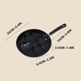 thumbnail image 2 of Jubipavy Pot And Pan Cookware Non-stick Pan Household Small Pancake Pan Four-hole Frying Pan For Hamburger, 2 of 6