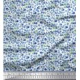 thumbnail image 1 of Soimoi Polyester Crepe Fabric Flower Watercolor Printed Fabric 1 Yard 42 Inch Wide, 1 of 3