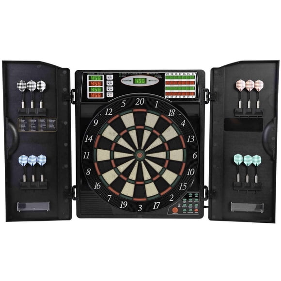 Arachnid Titanium 5400 Electronic Dart Board with Cabinet