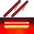 thumbnail image 2 of 15 LED Trailer Brake Tail Light, LED Bar Stop Turn Tail Lights Waterproof Assembly Brake Strip Red Light for Marine Boats Golf Cart Offroad Truck RV UTV ATV, 2 of 5
