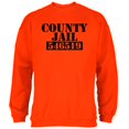 thumbnail image 1 of Halloween County Jail Inmate Costume Mens Sweatshirt, 1 of 1