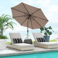 thumbnail image 2 of Costway Parasol de Patio 10 Pi pour l'Extérieur avec Support de Parasol Rond Robuste de 59 Lb, 2 of 5