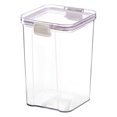 thumbnail image 4 of ZZkhGO Airtight Food Storage Containers, Transparent Plastic Dry Food Storage Jars, Stackable Kitchen Storage Containers for Flour Grains Snacks Candy, 4 of 4