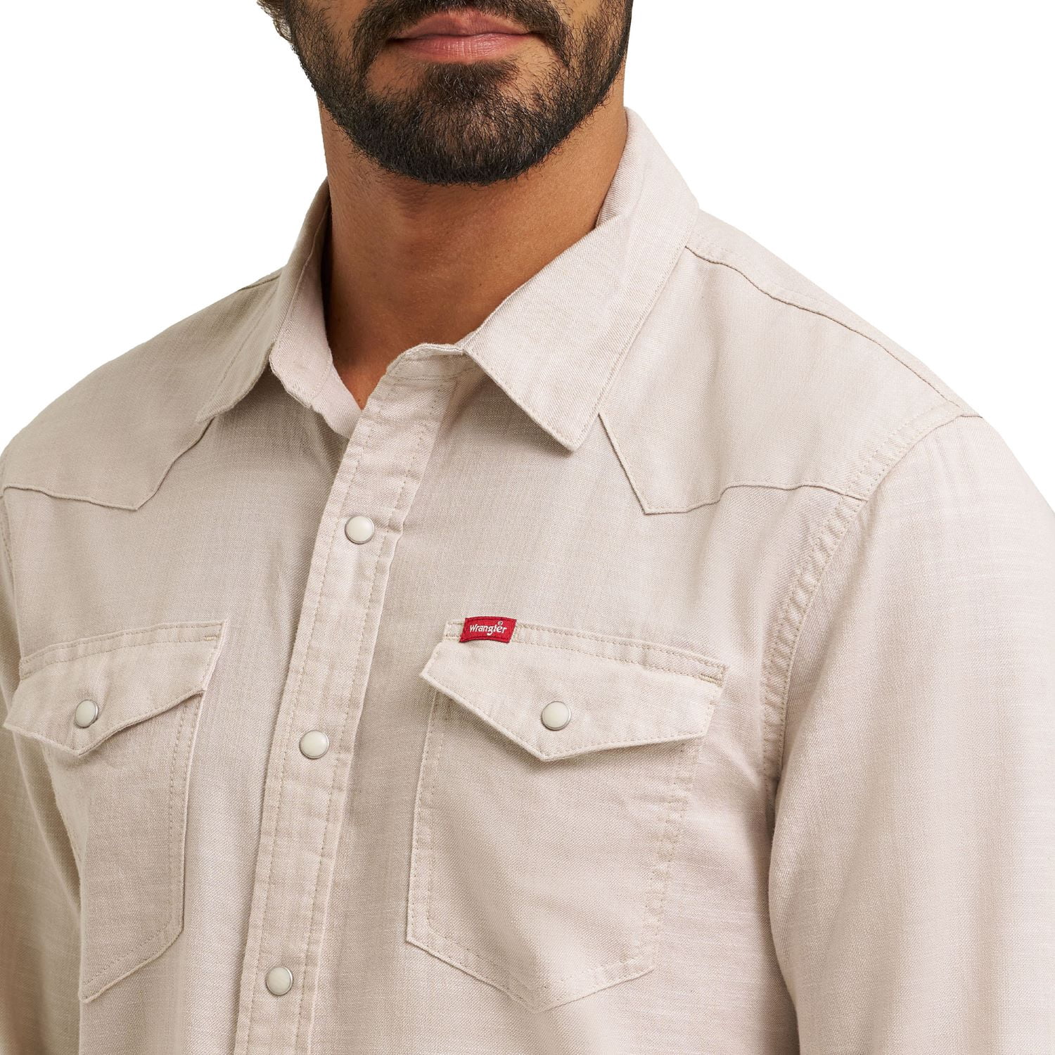 Chemise en denim à manches longues pour hommes Wrangler®