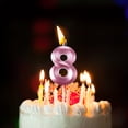 thumbnail image 2 of Jierger Birthday Candles Extended Big Number Candle Multicolor 3D Design Cake Topper Decoration for Any Celebration Decorative Natural Candles with Long Lasting for Mother's Day Birthday Anniversary, 2 of 9