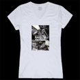 thumbnail image 1 of Rapid Dominance GS2-782-WHT-04 Women RAPDOM 2 Graphic Short Sleeve V-Neck T-Shirt, White - Extra Large, 1 of 1