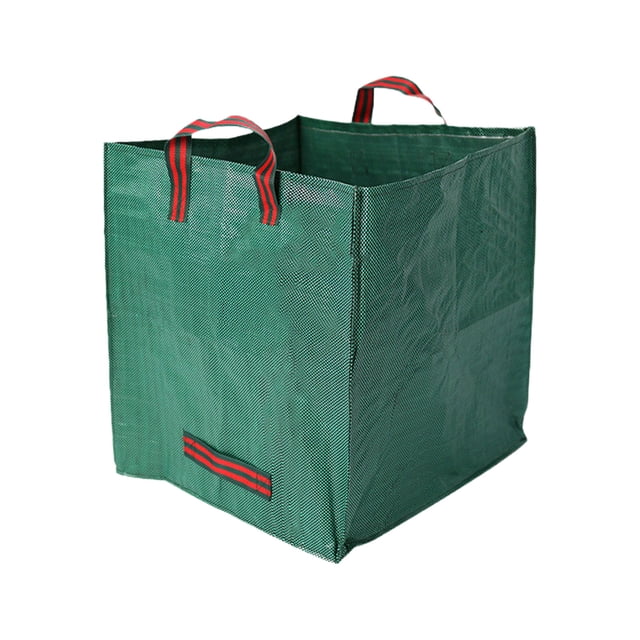 SIYTUAU Reusable Gardening Leaf Bag With Reinforced Handle Foldable And Portable Design Plastic Material For Yard Cleaning And Storage Leaf Bag 270L B