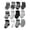 E, variant on yocbz Toddler Socks 12PC Children Socks Comfortable Soft Fashion Cute Cartoon Children Floor Socks G,1-3 Years
