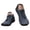 Dark Gray, variant on Women's Mens Waterproof Winter Warm Barefoot Shoes Comfortable Non Slip Hiking Shoes Fleece Lined Slip On Sneakers Black Size 9