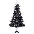 thumbnail image 1 of Holiday Time Madison™ 6.5' Pre-Lit Regular Full Pine Christmas Tree - Black, 1 of 5