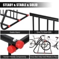 thumbnail image 4 of Heavy Duty Double-Sided Garage Bike Rack – Rust-Resistant Steel Floor Stand – Holds 10 Bicycles – Commercial-Grade Storage Organizer – Easy Assembly – Ideal for Home, School, Retail & Outdoor Use, 4 of 8