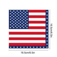 thumbnail image 3 of Patriotic American Flag Paper Napkins for Independence Day Party Decorations, 20 Pack Eco Friendly Disposable Tableware, 3 of 6