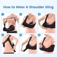thumbnail image 2 of VELPEAU Arm Sling Shoulder Immobilizer, Fits Left or Right Arm, Unisex (Small), 2 of 13