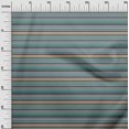 thumbnail image 2 of oneOone Georgette Viscose Fabric Horizontal Stripe Print Fabric BTY 42 Inch Wide, 2 of 4