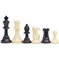 thumbnail image 3 of Complete Tournament Chess Set - Plastic Pieces - Roll-up Board - Canvas Bag, 3 of 5