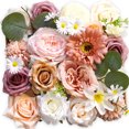 thumbnail image 1 of Wweixi Whimsical Blooms Low Maintenance Artificial Flower Collection Realistic 23new style LH017 1Set, 1 of 6