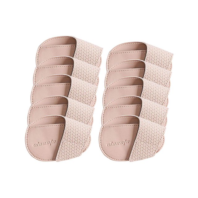 Dalazy Golf Head Covers PU Portable Protector for Athlete Travel Golf Training Pink Small