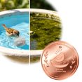 thumbnail image 1 of Tong 1Pcs Bird Bath Disc Pure Copper Bird Bath Purification Disk 4Inch 0.7MM Thick Self Cleaning Design For Clean Water All Year Disks For Outdoor Birdbaths Bowls Founta, 1 of 6