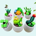 thumbnail image 4 of Kids Succulent Potted Flower DIY Clay Modelling Light Children Girl Clay Children's Educational Toy Type 10, 4 of 9