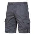 thumbnail image 1 of Styesk Mens Shorts Men's Stretch Cargo Shorts Casual Button Classic Summer Short With Multi Pockets, 1 of 2