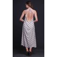thumbnail image 4 of Bimba Robe de Plage Longue Dos Nu à Col Licou Imprimée pour Femmes - Grande, 4 of 6