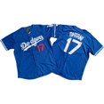 thumbnail image 1 of Dodgers MLB Chandail de Baseball Dodgers No 17 Ohtani Chandail Brodé de Baseball, 1 of 3