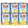 thumbnail image 1 of DOLE Pineapple Tidbits in Juice, Premium Canned Tropical Fruit, 2.84 L (100 fl oz) Bulk Foodservice Can, Case of 6, 1 of 3