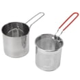 thumbnail image 1 of Friteuse Pot en Acier Inoxydable 304 Poêle à Frire avec Panier Passoire et Poignée pour Frire Crevettes, 1 of 5