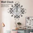 thumbnail image 2 of Wall-mounted Clock, Battery Power Hanging Clock Elegant Wall Clock, For Bedroom Home, 2 of 8