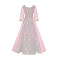 thumbnail image 1 of UPPADA Costumes Gothiques pour Femmes à Manches Longues Victorian Dresses Robe Corset Grande Taille Robe Maxi Fluide Robe de Fête Cocktail Robe Lacée Robe de Mascarade Jolies Robes de Bal Offres d'Accès Anticipé 2025, 1 of 3