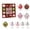 Multicolore, variante sur EGNMCR 42 Pcs Boules de Sapin de Noël Ornements pour Xmas Sapin de Noël Incassables Décorations de Sapin de Noël Boule Suspendue pour Fête de Vacances Mariage Décorations de Noël
