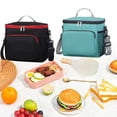 thumbnail image 3 of Product Category Lunch Bag 1 | Product Title Men's Reusable Insulated Lunch Bag 10L with Adjustable Shoulder Strap for Work School Outdoor Activities | Platform Competitor Title Analysis Ignoring, 3 of 3