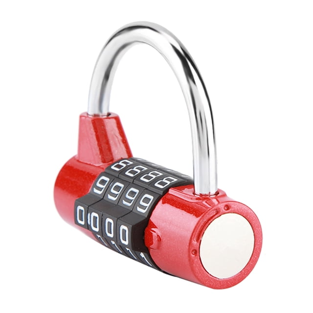 Combination Code Lock Security Password Lock for Luggage Cabinets 4 Dial Digit Code Lockers