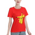 thumbnail image 2 of Women's Basic Short Sleeve T-Shirt Pikachu, 2 of 6