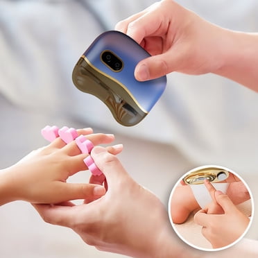 Sentmoon Coupe-Ongles d'Orteils Coupe-Ongles d'Orteils pour Ongles d'Orteils Épais Coupe-Ongles Électrique pour Usage Domestique Dissolvant de Vernis à Ongles 2-en-1 pour Adultes Coupe à Succion Pincement Coupe-Ongles Silencieux