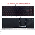thumbnail image 4 of Clavier US RU pour MSI Crosshair 15 15-A11U 15-B12U B12UEZ GF66 MS-1582 GL66 GF76 GL76 MS-17L1 MS-17H3 V203222CK1 Rétroéclairé RU Blanc Rétroéclairé, 4 of 5