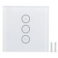 thumbnail image 2 of WiFi Curtain Control, Voice Control Smart Curtain Switch EU Plug 110-240V Support Scene Setting Timing Function  for Tuya for Home Office Apartment White,Black, 2 of 7