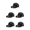 thumbnail image 3 of VONKY Adjustable Summer Thin Baseball Cap Breathable Comfortable Sporty Style Sun Protection Fashionable black 5Set, 3 of 6
