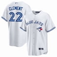 thumbnail image 1 of Toronto Bleu #22Jays Ernie Clement Chandail Blanc pour Homme, 1 of 2