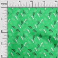 thumbnail image 2 of oneOone Georgette Viscose Light Green Fabric Tropical Craft Projects Decor Fabric Printed By The Yard 42 Inch Wide, 2 of 5
