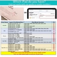 thumbnail image 3 of DuraSafe Cases iPad PRO 11 Inch 2 2020 3 2021 4 2022 [ PRO 11 2nd 3rd 4th ] Printed Slim Lightweight Protective PC Dual Angle Stand Clear Flip Back Cover - Night Sky, 3 of 4
