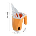 thumbnail image 3 of XYAIYT Litter with Instant Filtration Ergonomic Handle,Superior ABS Material,Easy for Owners,Yellow, 3 of 7