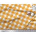 thumbnail image 3 of Soimoi Velvet Fabric Gingham Check Decor Fabric Printed Yard 58 Inch Wide, 3 of 3