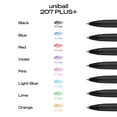 thumbnail image 4 of uniball™ 207 Plus+ Retractable Gel Pens, Medium Point (0.7mm), Blue, 3 Pack, 4 of 6